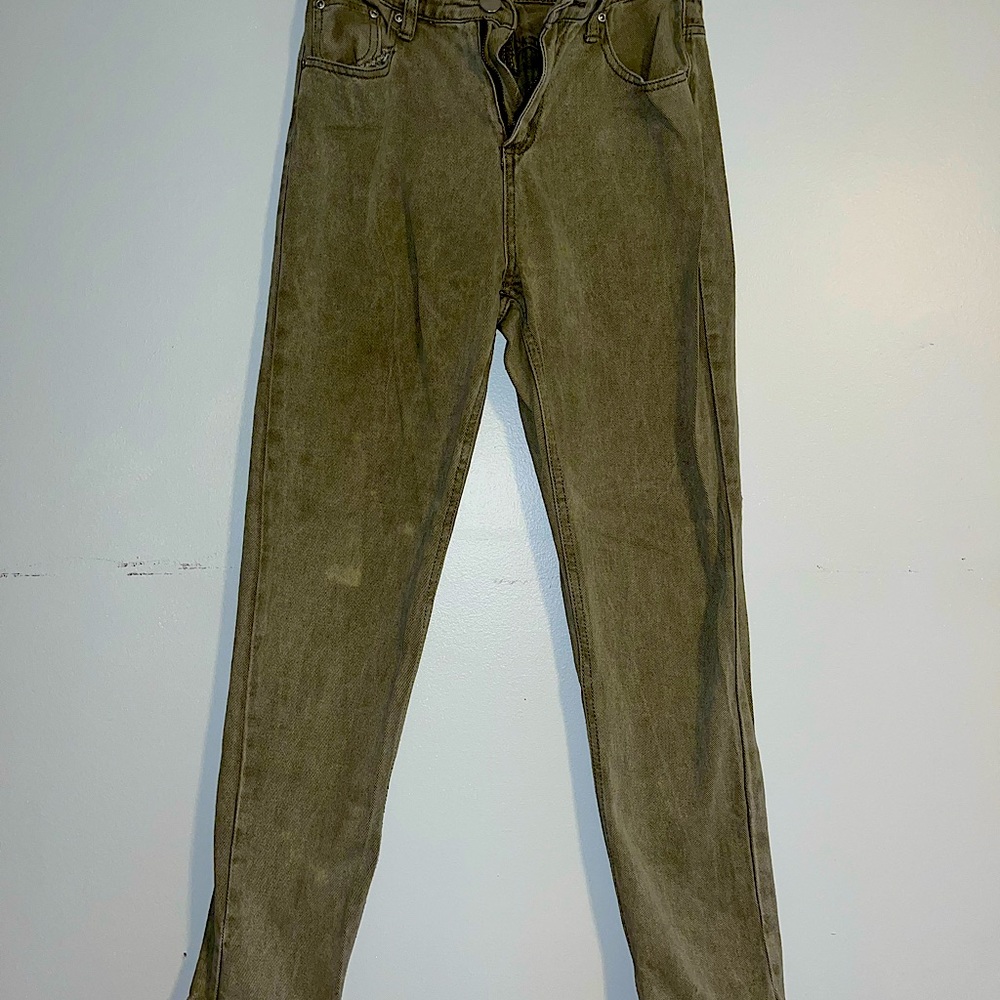 straight jeans